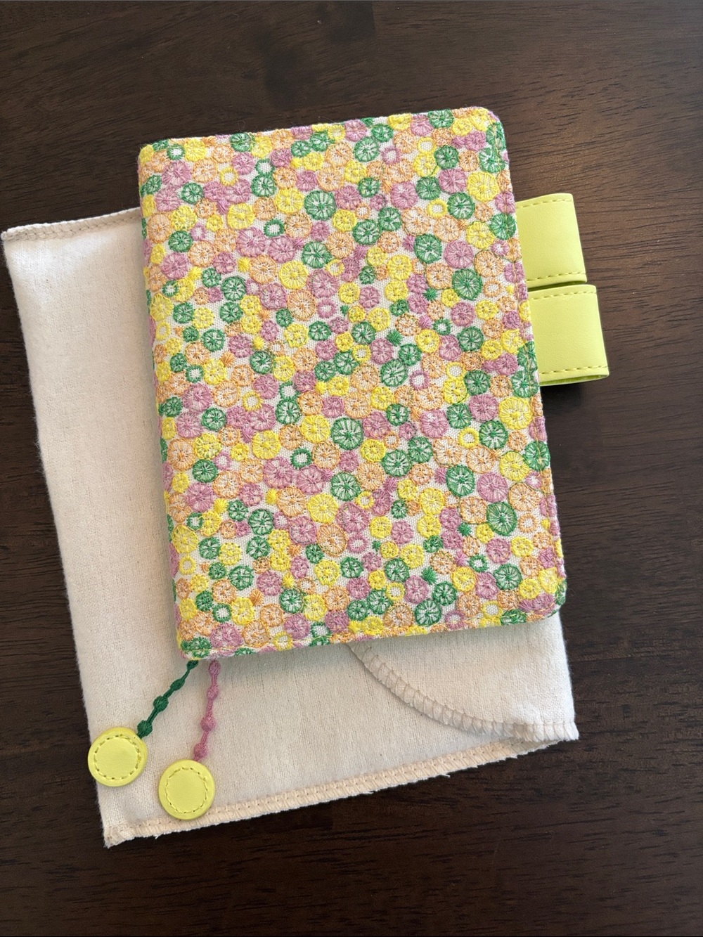Hobonichi A6 Original Cover 2026 - minä perhonen: skyful (Yellow) - A6 New